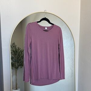 Old Navy Dusty Rose Long Sleeve Top